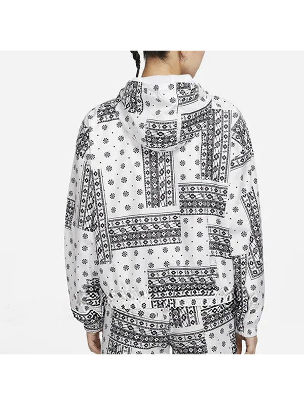 Куртка спортивная куртка наследие белая Nike — изображение 4 из 4, белый