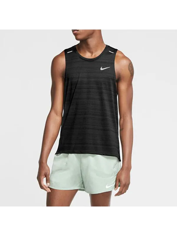 Спортивная футболка men's dri-fit black vest Nike — изображение 3 из 4, черный