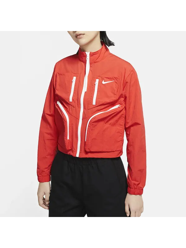 Куртка спортивная техническая упаковка тканая куртка Nike — изображение 3 из 4, оранжевый