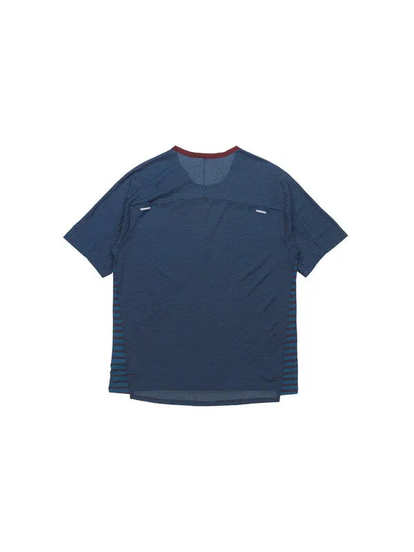 Футболка techknit future fast running round neck short sleeve 'brownred dark green black' Nike — изображение 2 из 4