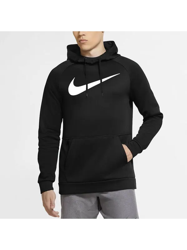 Толстовка Nike Therma Swoosh Training Pullover Black — изображение 3 из 4, черный