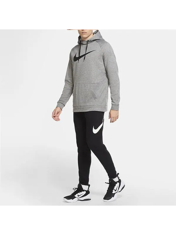 Толстовка Nike Therma Swoosh Sports Training dark grey Gray — изображение 3 из 4, серый