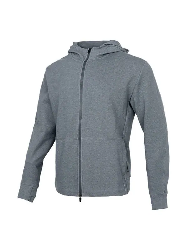 Куртка Nike Yoga Full-length zipper Cardigan hooded Sports Jacket Gray — изображение 1 из 4, серый