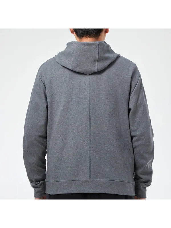 Куртка Nike Yoga Full-length zipper Cardigan hooded Sports Jacket Gray — изображение 3 из 4, серый