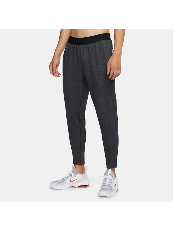 Брюки yoga sports causual long pant male grey dark gray Nike — изображение 3 из 4, темный серый