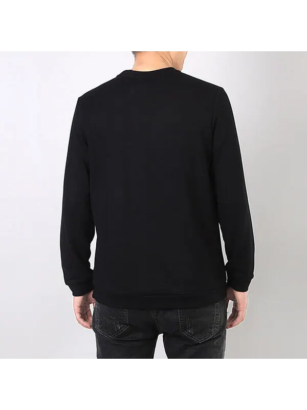 Толстовка Nike DRI-FIT Quick Dry Round Neck Pullover Black — изображение 4 из 4, черный