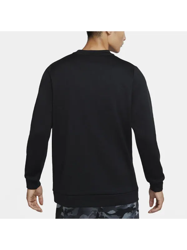 Толстовка Nike Therma Training Sport Round Collar Velvet Jacket Long Sleeve Men's Black — изображение 4 из 4, черный