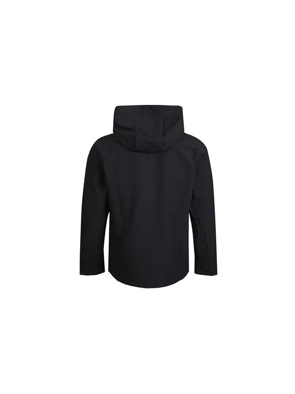 Куртка logo woven casual training hooded jacket black Nike — изображение 2 из 4, черный