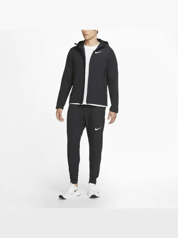 Куртка logo woven casual training hooded jacket black Nike — изображение 4 из 4, черный