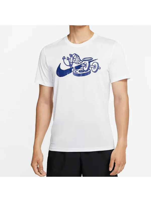 Футболка dri-fit legend training white Nike — изображение 4 из 4, белый