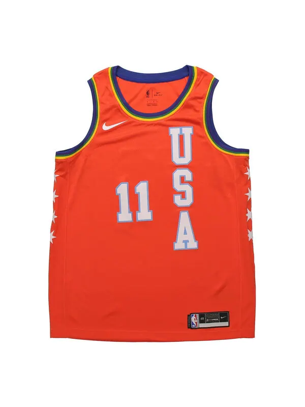 Футболка nba trae young all star swingman джерси sw fan edition 2020 chicago 11 оранжевый Nike — изображение 1 из 2