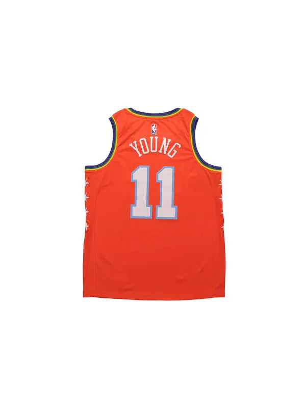 Футболка nba trae young all star swingman джерси sw fan edition 2020 chicago 11 оранжевый Nike — изображение 2 из 2