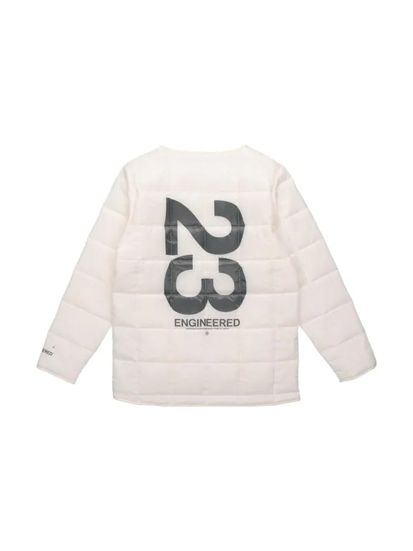 Куртка 23 engineered printing casual hooded padded jacket white Air Jordan — изображение 4 из 4, светлый слоновая кость