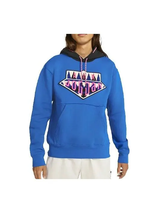 Толстовка Air Jordan Sport DNA Casual Sports Pullover Blue — изображение 1 из 3, синий