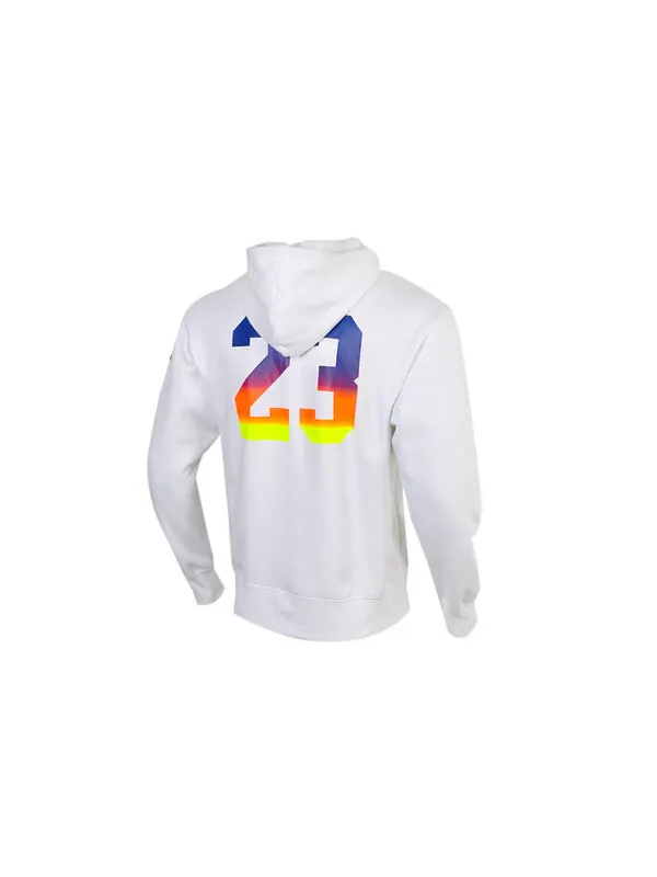 Толстовка Air Jordan Sports Fleece Lined Hooded Jacket Men's White — изображение 2 из 4, белый
