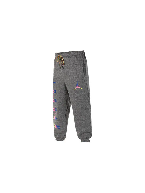 Брюки as men's j sprt dna hbr flc logo 'grey' Air Jordan — изображение 3 из 4, серый
