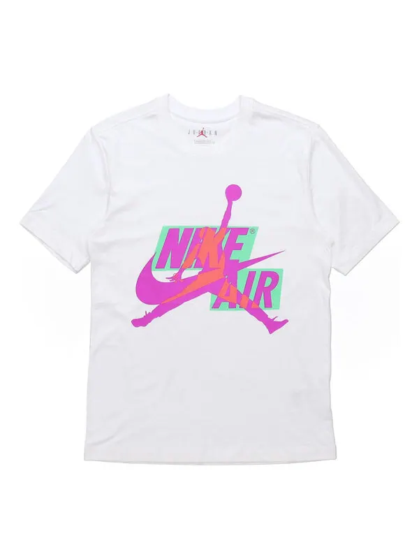 Футболка jumpman classics hbr с круглым вырезом и коротким рукавом Air Jordan — изображение 1 из 4, белый