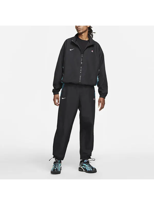 Спортивные штаны x skepta crossover print водонепроницаемые спортивные штаны us edition Nike — изображение 2 из 4, черный