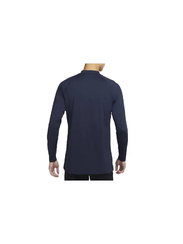 Футболка Nike SS22 Dri-FIT Uv Vapor Golf Sports Stand Collar Long Sleeves Obsidian Color — изображение 2 из 3, мульти