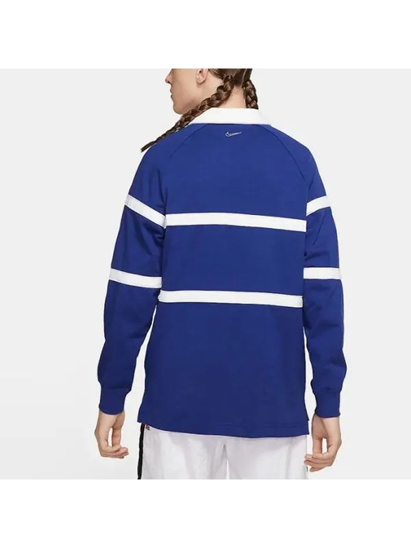 Футболка как спортивная одежда swoosh регби поло Nike — изображение 4 из 4, синий