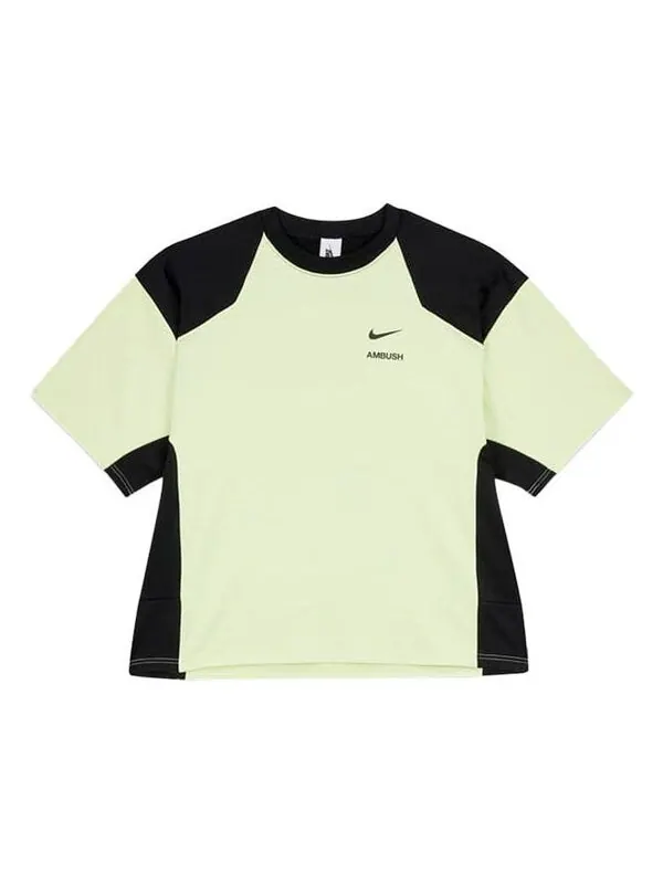 Футболка x ambush t-shirt 'ghost green black' Nike — изображение 1 из 2, зеленый/черный