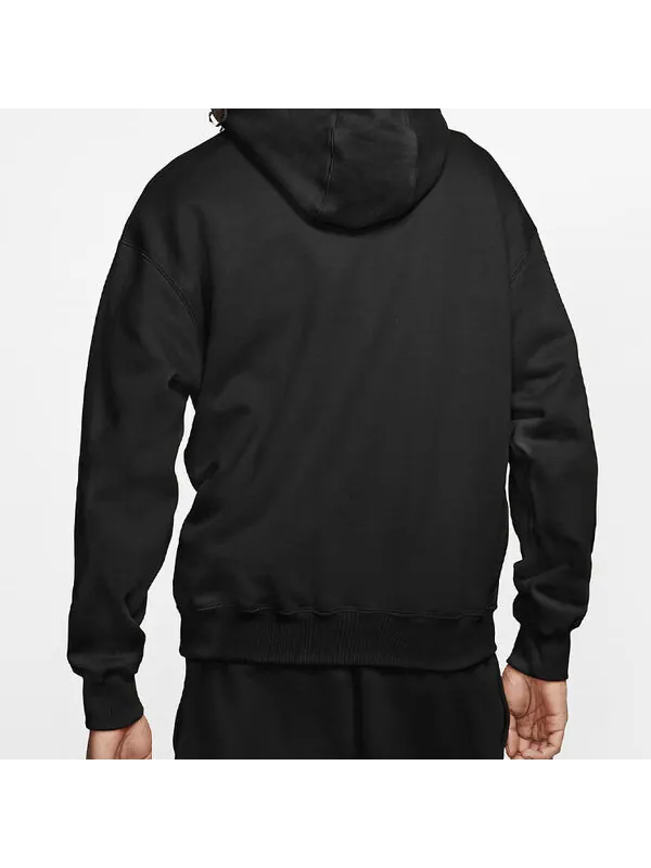 Толстовка Nike Logo Loose Long Sleeves Pullover hooded Sports Black — изображение 4 из 4, черный