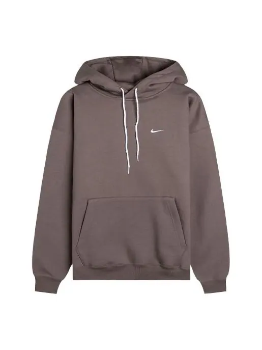 Худи Nike Lab Premium Hoody Embroidery Logo Grey — изображение 1 из 4, серый
