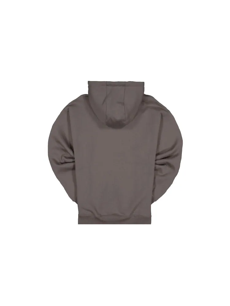 Худи Nike Lab Premium Hoody Embroidery Logo Grey — изображение 2 из 4, серый