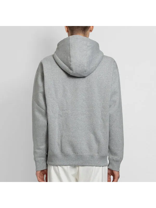 Толстовка Men's Nike Small Logo Loose Long Sleeves Pullover Hooded Sports Gray — изображение 4 из 4, мульти