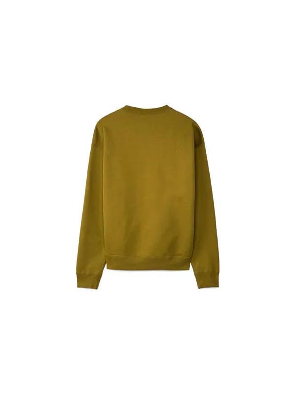 Толстовка Nike Solo Swoosh Fleece Solid Color Logo Embroidered Long Sleeves Mustard Yellow — изображение 2 из 4, мульти