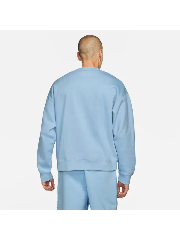 Свитера nrg solo swoosh флисовая толстовка crew Nike — изображение 2 из 4, синий/белый