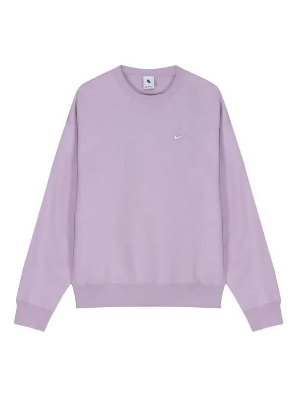 Толстовка Men's Nike Embroidered Logo Solid Color Round Neck Long Sleeves Purple — изображение 1 из 2, мульти