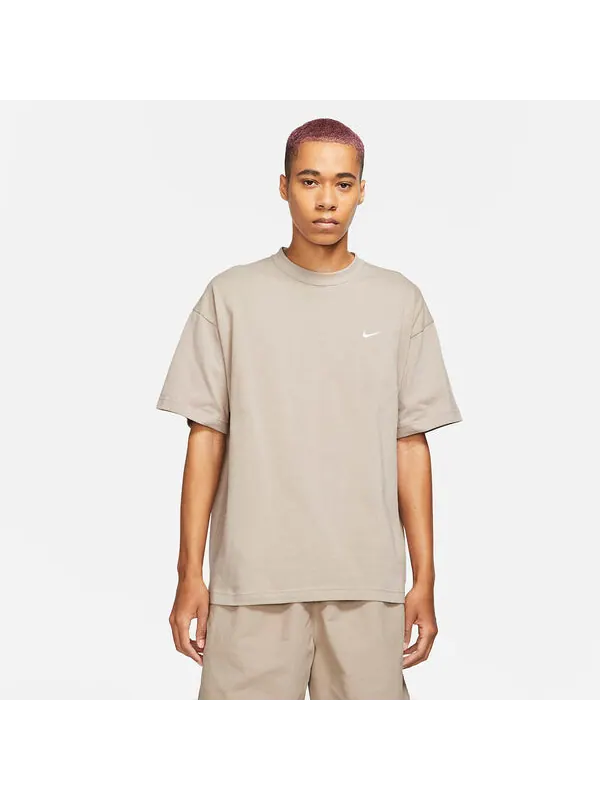 Футболка Nike NRG Solo Swoosh T-Shirt 'Malt White' — изображение 2 из 4, белый