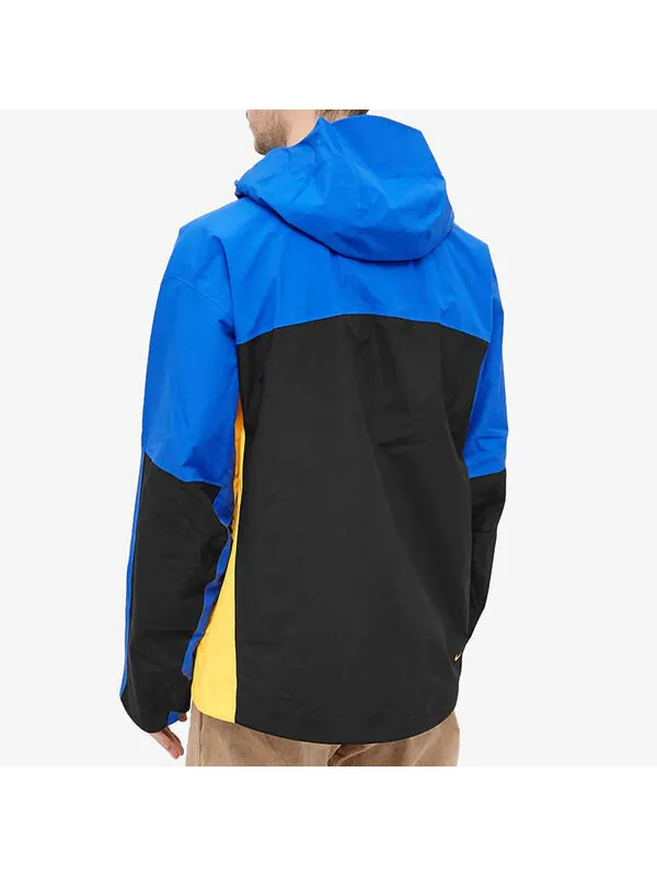 Куртка acg gore-tex windproof casual sports hooded jacket blue Nike — изображение 4 из 4, синий