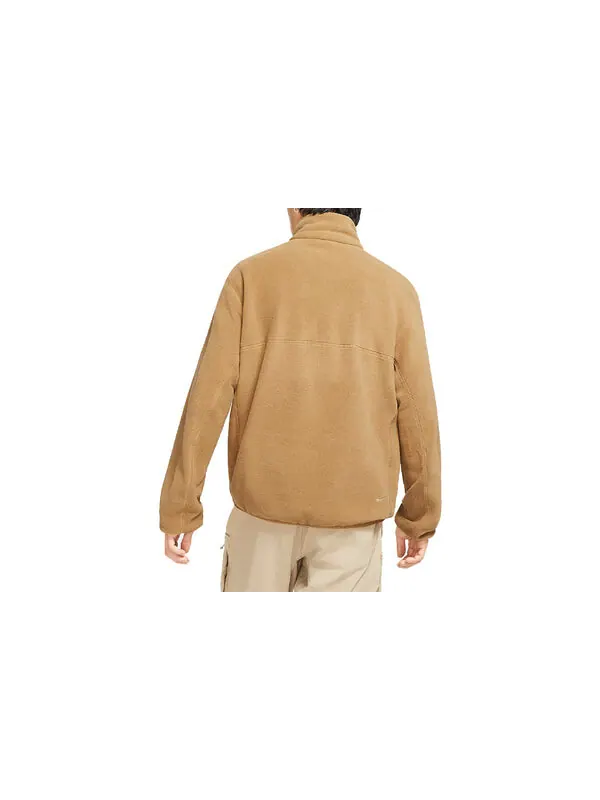 Куртка Nike ACG Polartec Wolf Tree Fleece Zipper Cardigan Stay Warm Jacket Brown — изображение 2 из 4, коричневый