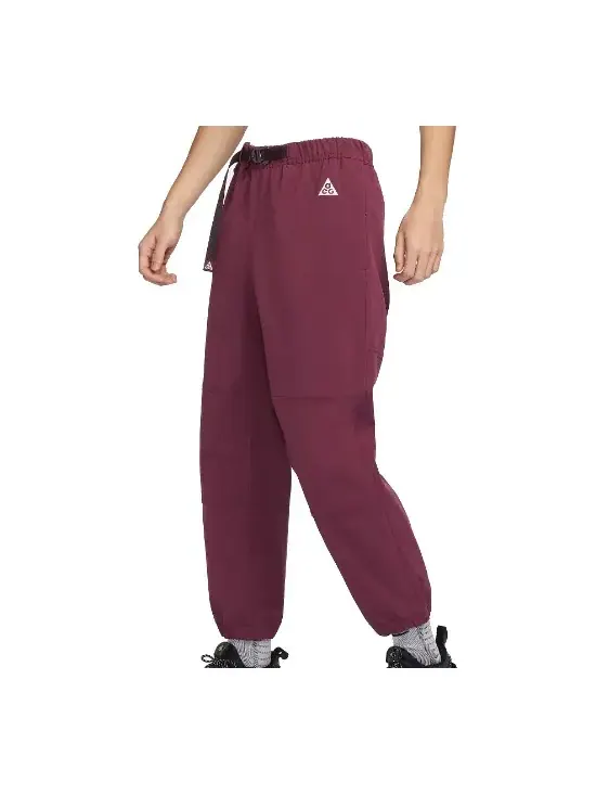 Спортивные брюки Nike ACG Series Solid Color Logo Jogger 'Burgundy' — изображение 1 из 5, бордовый
