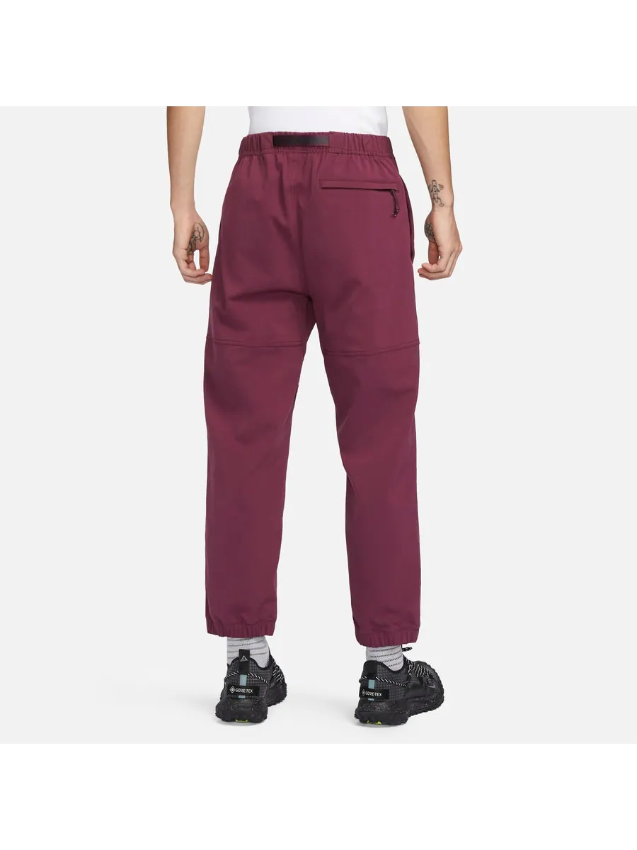 Спортивные брюки Nike ACG Series Solid Color Logo Jogger 'Burgundy' — изображение 2 из 5, бордовый