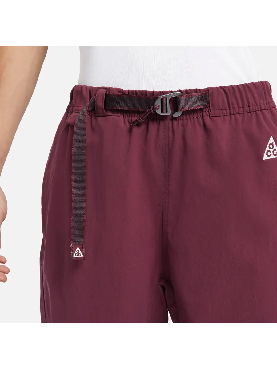 Спортивные брюки Nike ACG Series Solid Color Logo Jogger 'Burgundy' — изображение 4 из 5, бордовый