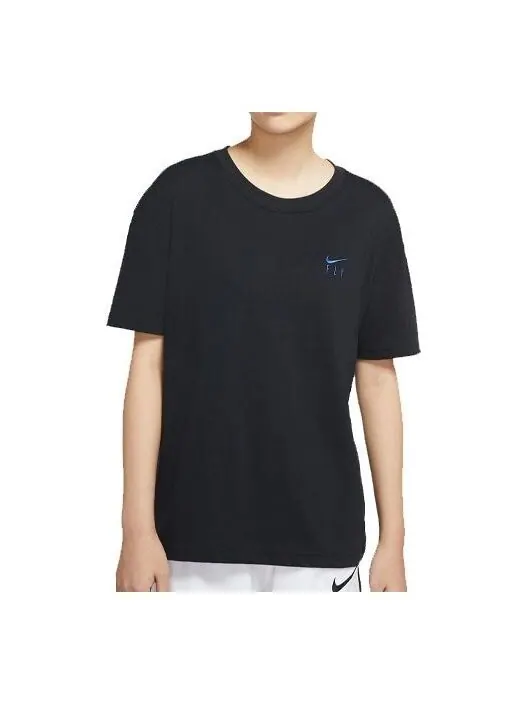 Футболка dri fit баскетбольные с коротким рукавом Nike — изображение 1 из 4, черный