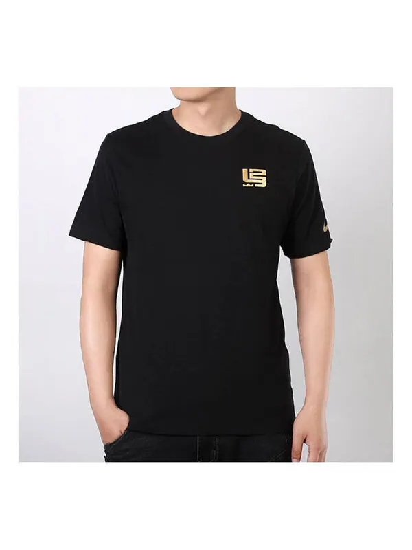 Футболка strive for greatness round-neck short-sleeve tee men black Nike — изображение 1 из 2, черный