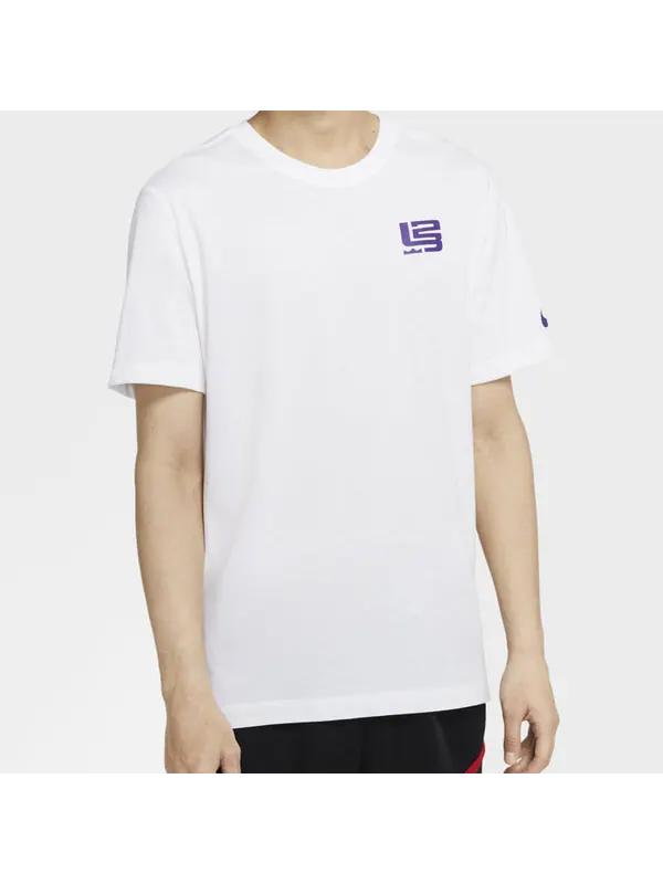 Футболка Nike Strive for greatness LeBron James Round Neck Short Sleeve White — изображение 4 из 4, белый