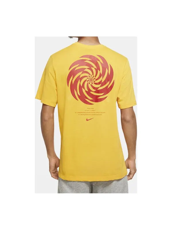 Футболка Nike Kyrie Logo Basketball Short Sleeve Large Gold — изображение 1 из 2, золото