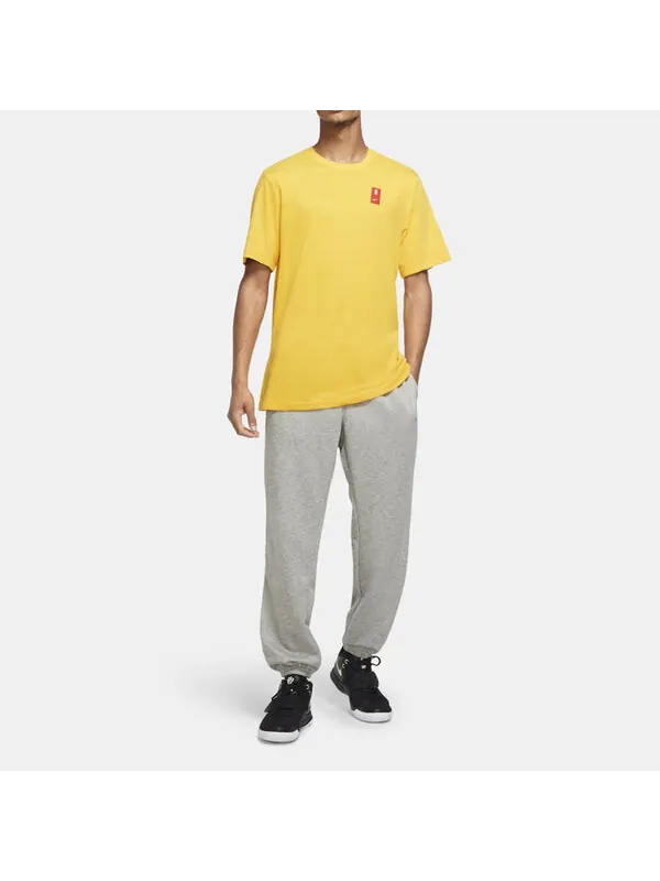 Футболка Nike Kyrie Logo Basketball Short Sleeve Large Gold — изображение 2 из 2, золото