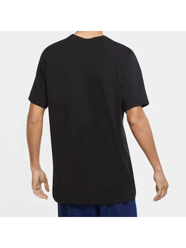 Футболка dri-fit giannis swoosh freak letter basketball t-shirt 'black' Nike — изображение 4 из 4, черный