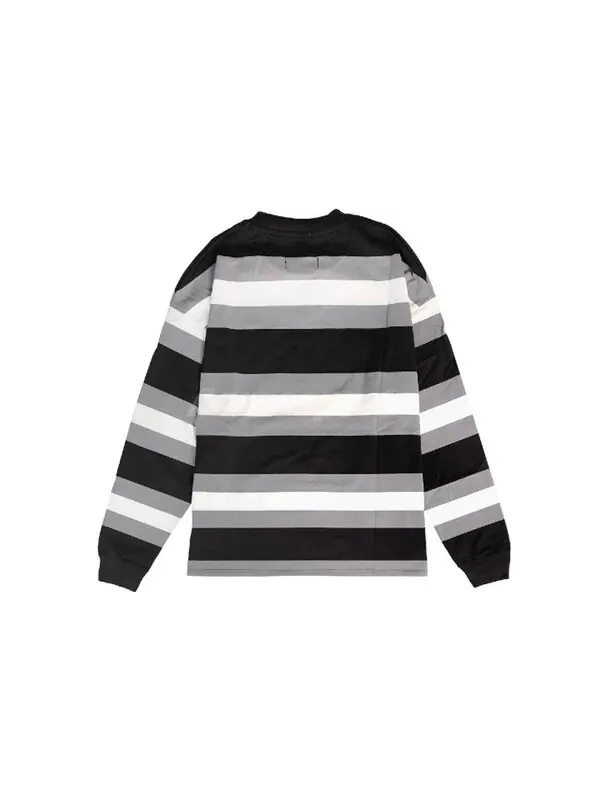 Толстовка Air Jordan MENS Sport DNA Striped Long Sleeve Black — изображение 2 из 4, черный
