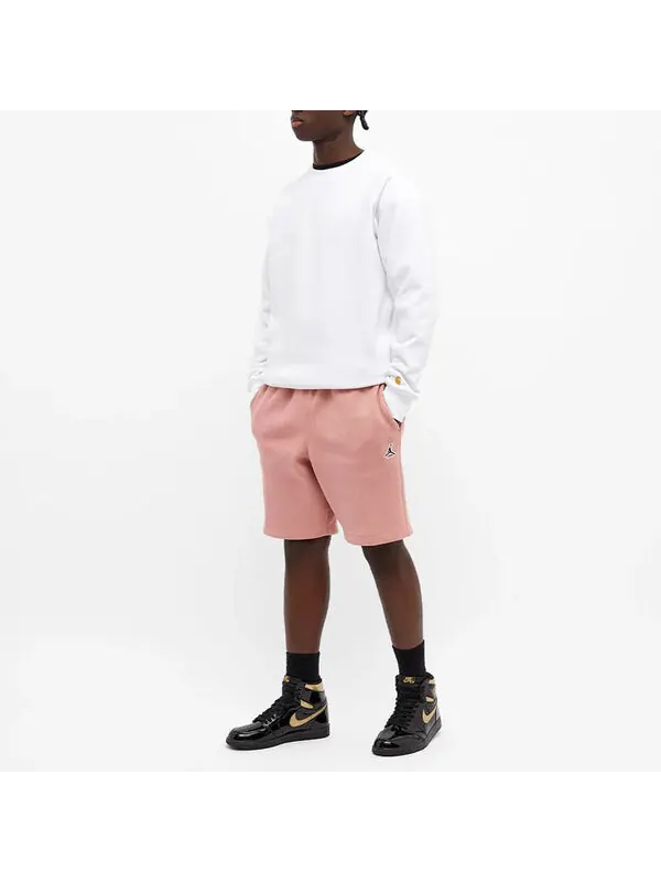 Шорты x union la вышитый логотип спортивные шорты азиатские размеры Air Jordan — изображение 3 из 4, красный