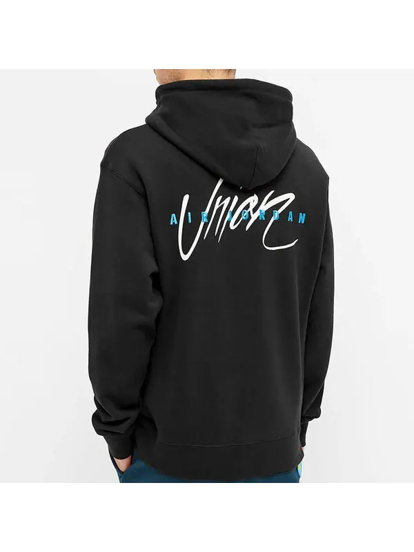 Толстовка x union la flying high hooded sweatshirt 'black' Air Jordan — изображение 4 из 4, черный