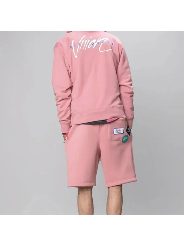 Толстовка Air Jordan x Union LA Sports Hooded Men Pink/Red — изображение 4 из 4, красный