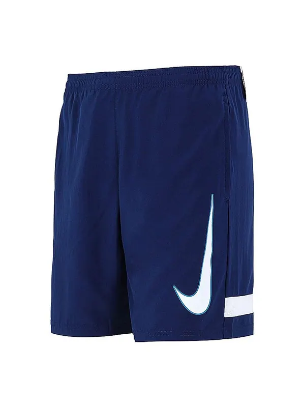 Шорты logo printing training sports quick dry breathable shorts blue Nike — изображение 1 из 4, мульти