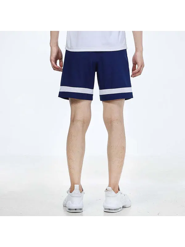Шорты logo printing training sports quick dry breathable shorts blue Nike — изображение 3 из 4, мульти